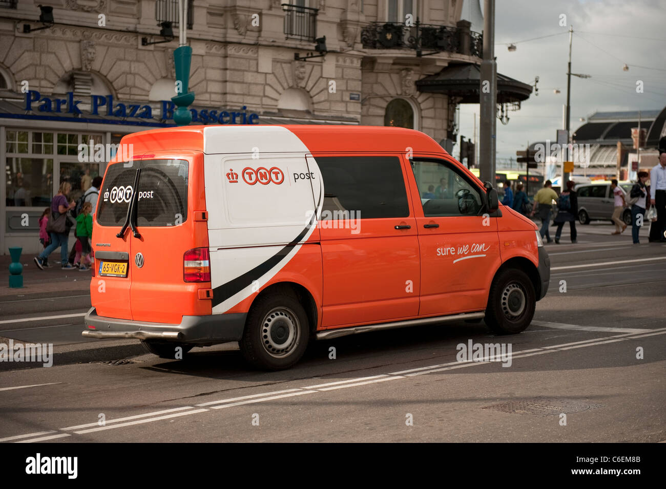 TNT Post Logo van Amsterdam Hollande Pays-bas Europe Banque D'Images