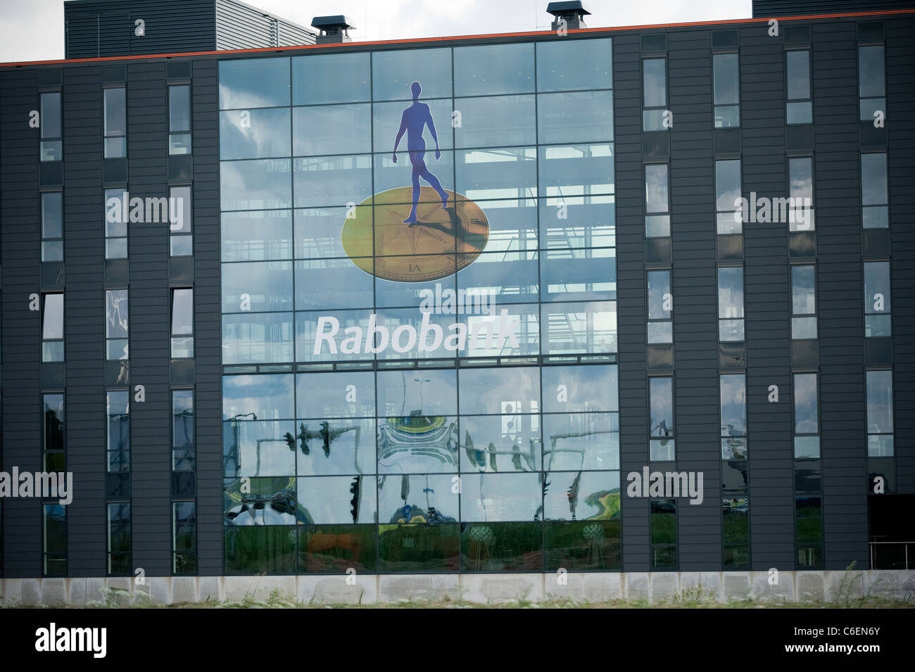 Logo Rabobank AC Alphen aan den Rijn Hollande Pays-bas Europe Banque D'Images