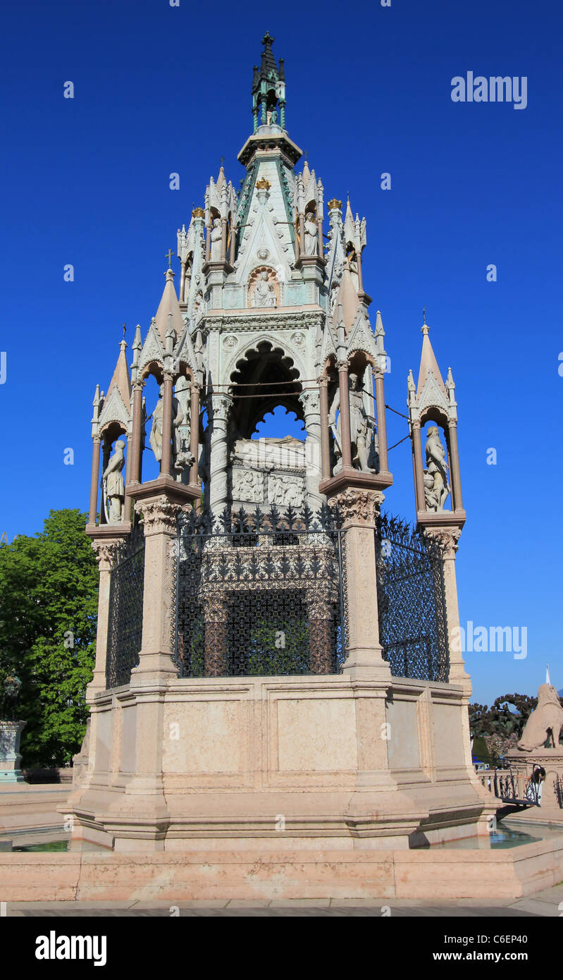 Monument du Nouveau-Brunswick dans les Alpes, Genève, Suisse Banque D'Images