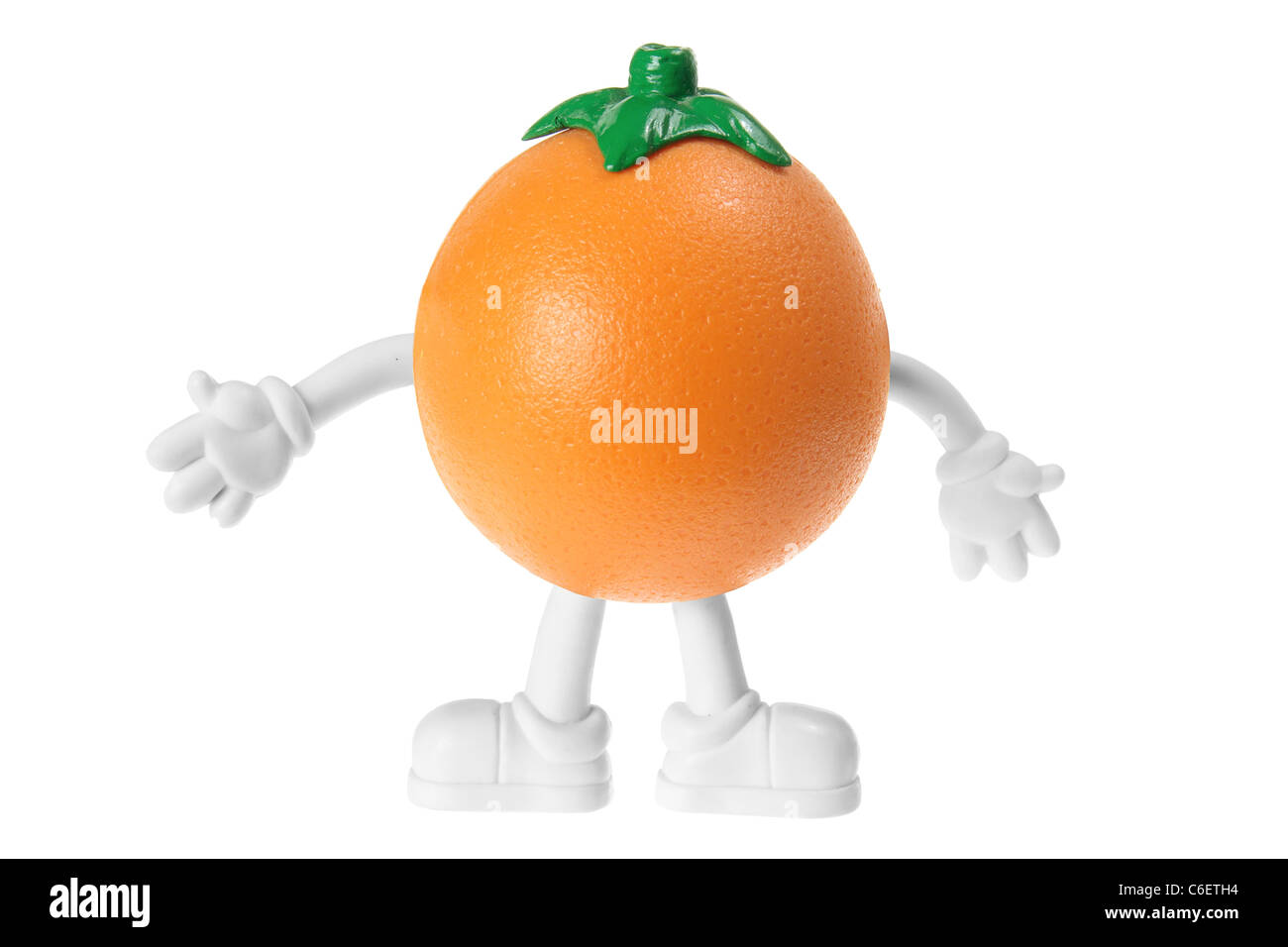 Figurine orange Banque D'Images