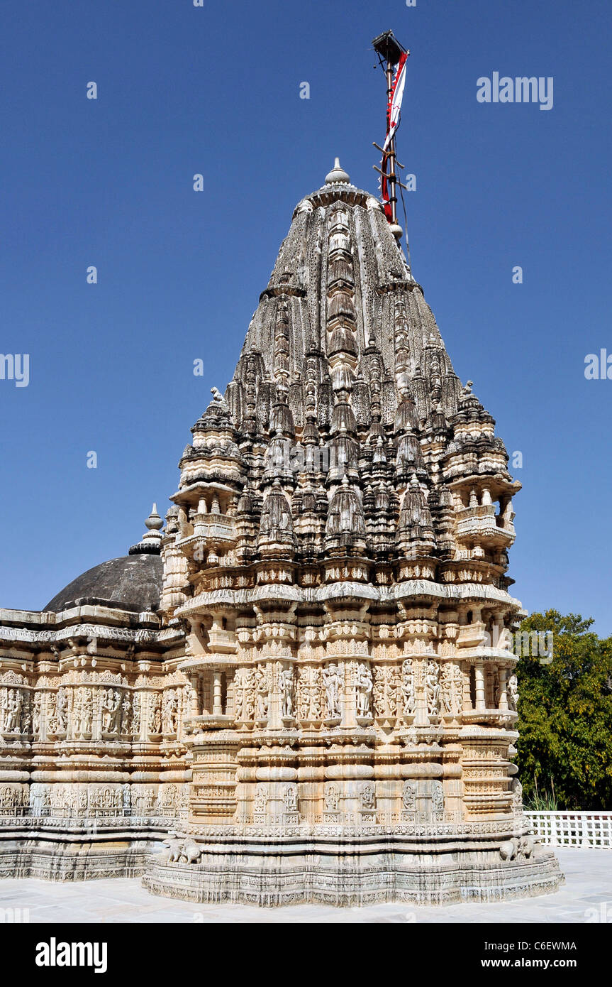 Neminath Jain temple Ranakpur Rajasthan Inde Banque D'Images