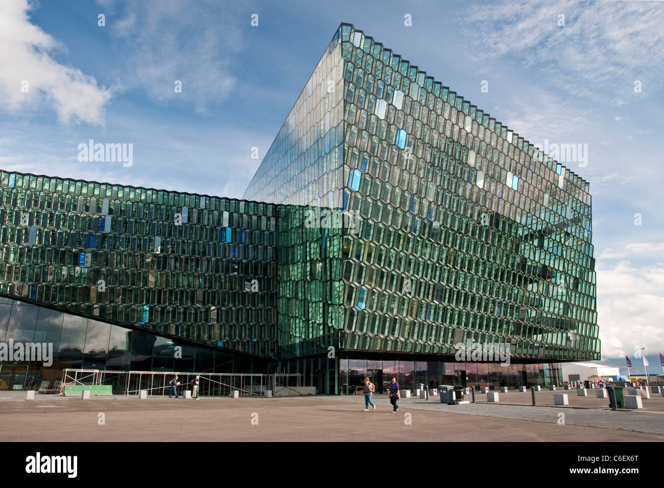 Harpa Concert Hall et le centre de conférence à Reykjavik, Islande Banque D'Images