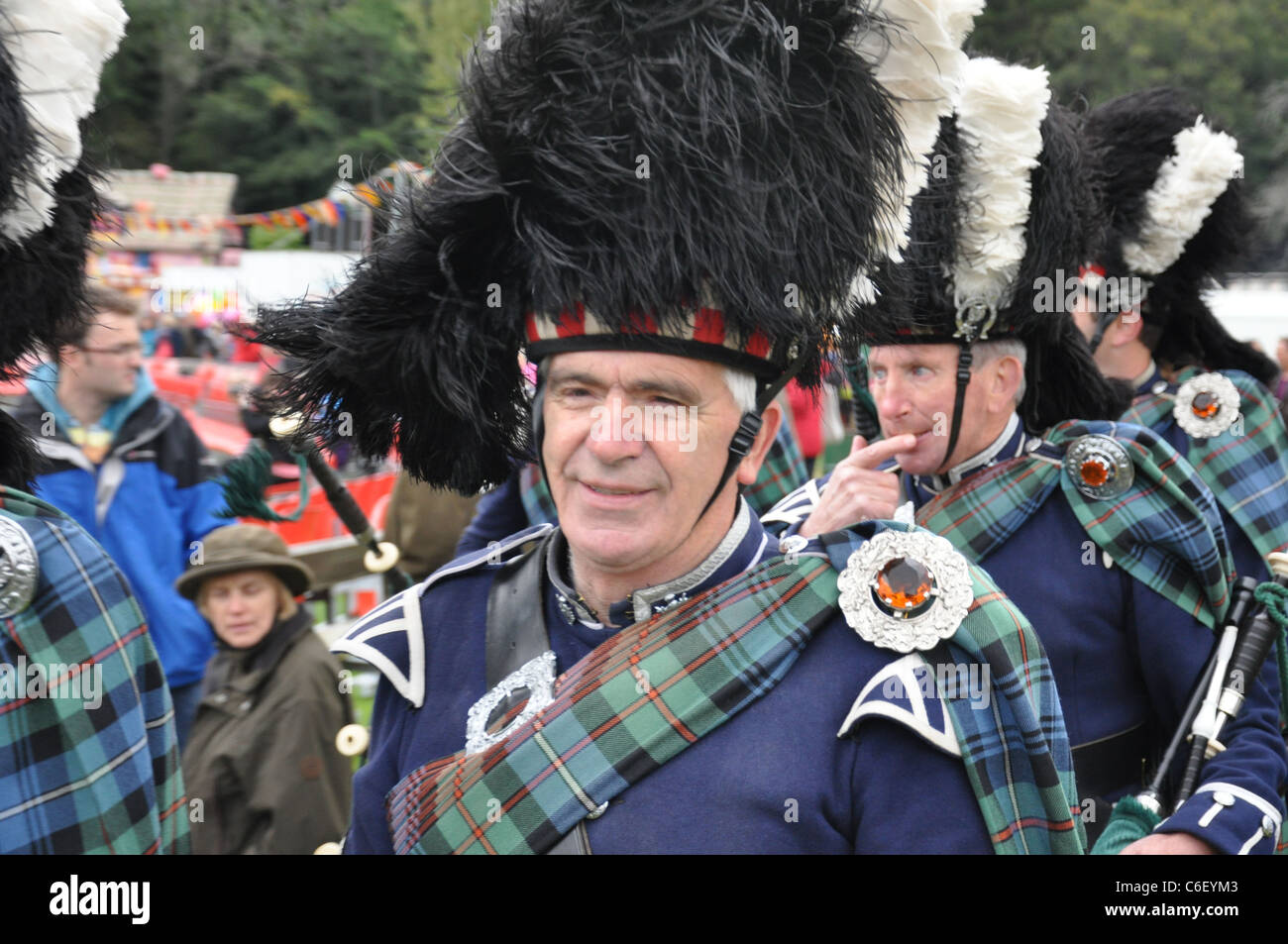 Rassemblement 2011 Lonach, Strathdon Banque D'Images