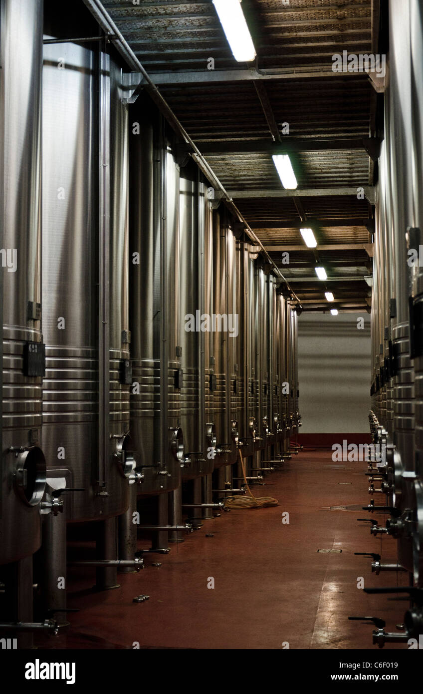 Marques de Riscal Rioja port cave à vin, Espagne Banque D'Images