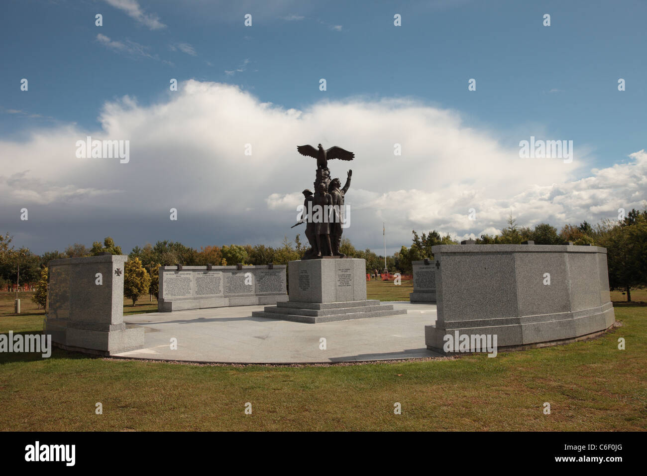 Les forces polonaises war memorial, le National Memorial Arboretum, alrewas staffordshire uk Banque D'Images