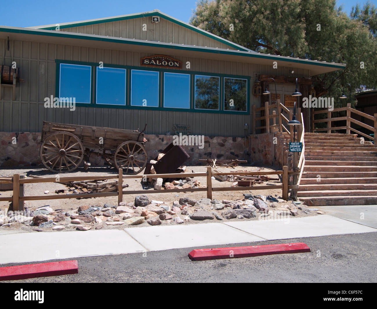 Saloon, Stovepipe Wells, la Death Valley, Californie Banque D'Images
