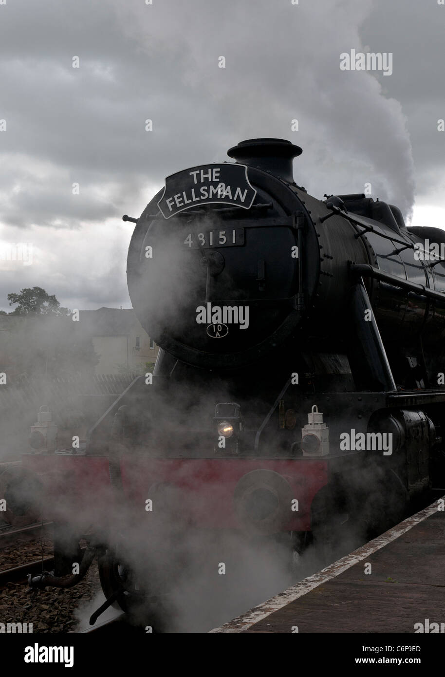 Fellsman train à vapeur Station Appleby Banque D'Images