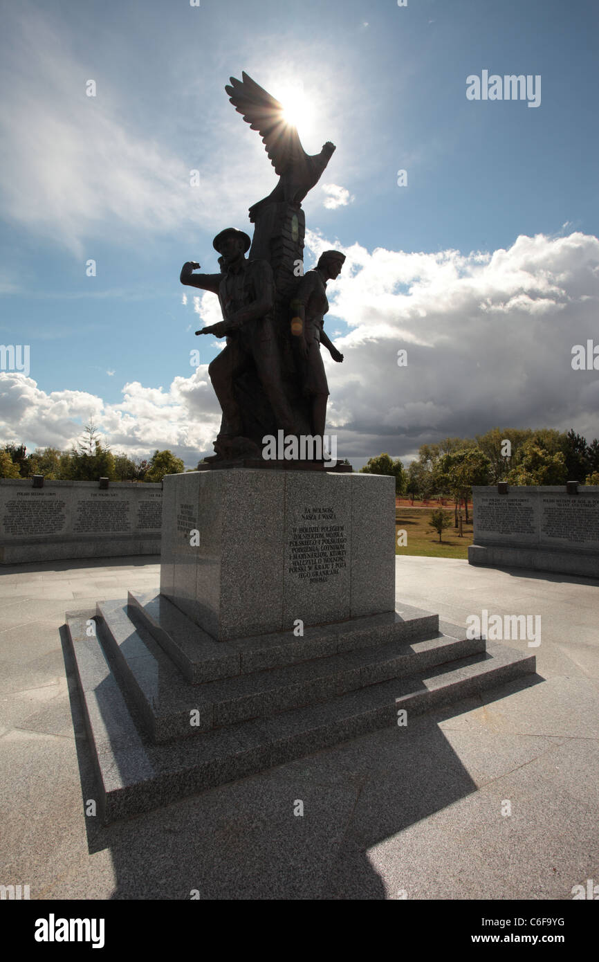 Les forces polonaises war memorial, le National Memorial Arboretum, alrewas staffordshire uk Banque D'Images