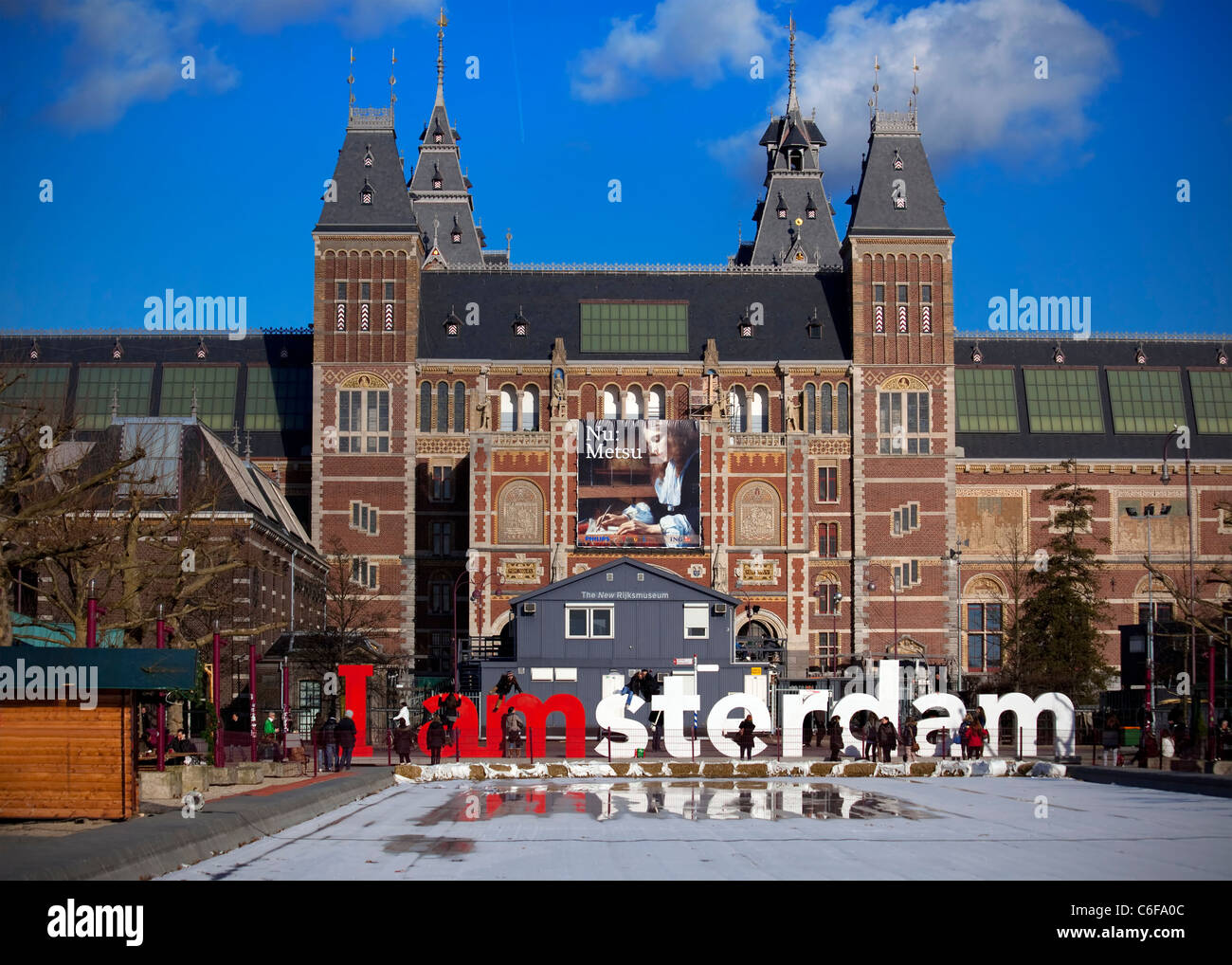 Rijksmuseum, Amsterdam, Pays-Bas Banque D'Images