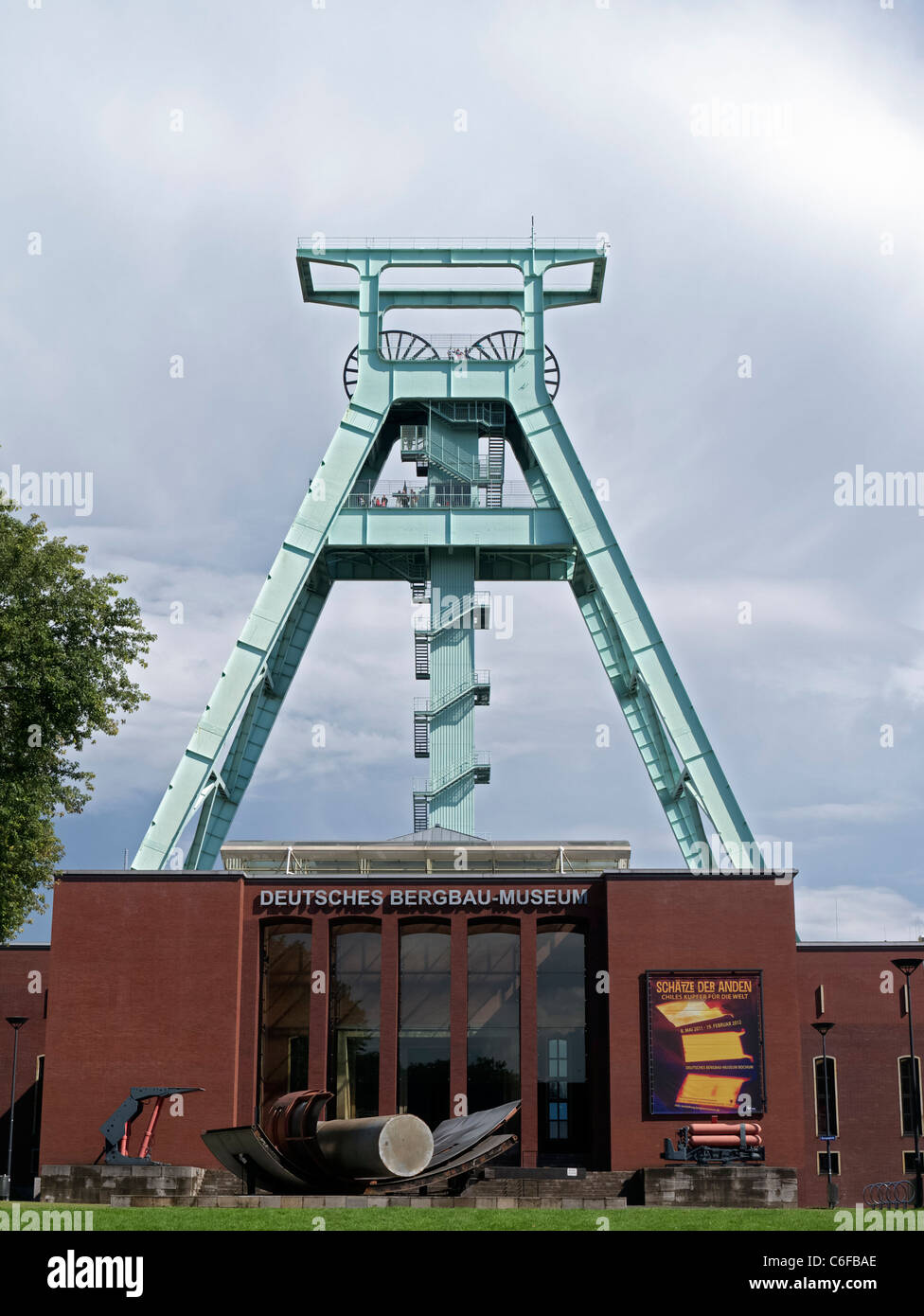 Le Deutsches Bergbau-Museum ou Musée allemand de la mine de Bochum Allemagne Banque D'Images