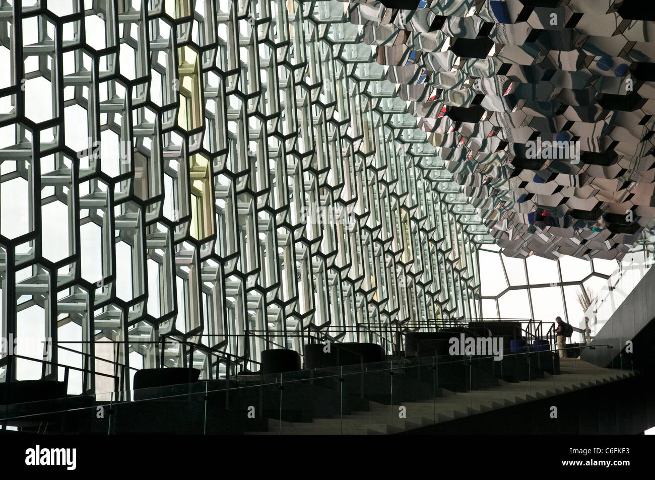 Harpa Concert Hall et le centre de conférence à Reykjavik, Islande Banque D'Images