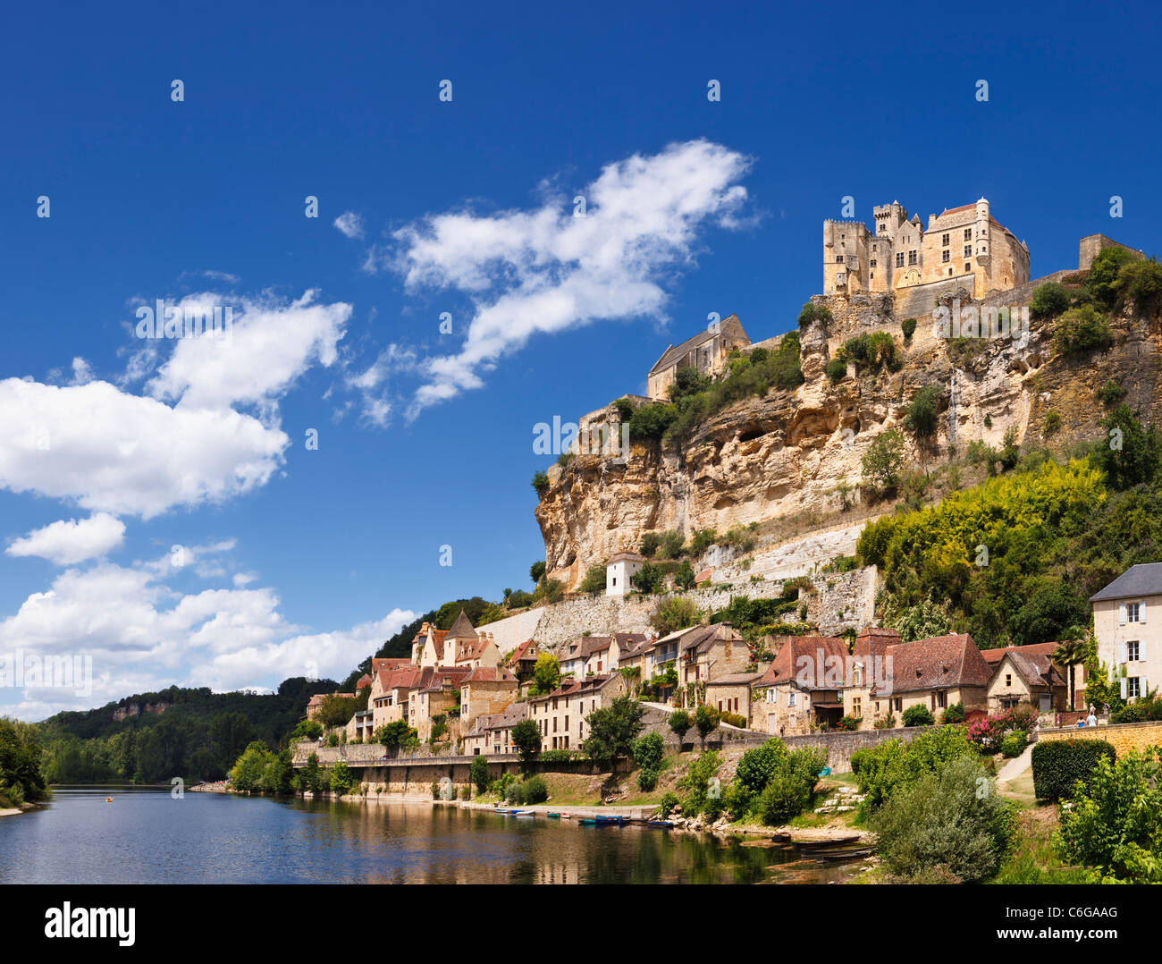 Dordogne, France - Beynac le château de Beynac et Cazenac, en Périgord