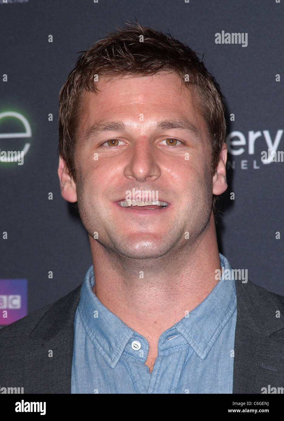 Dave Salmoni première projection de la découverte de l'Channelâ "vie" au Getty Center - Arrivées Los Angeles, Californie - Banque D'Images