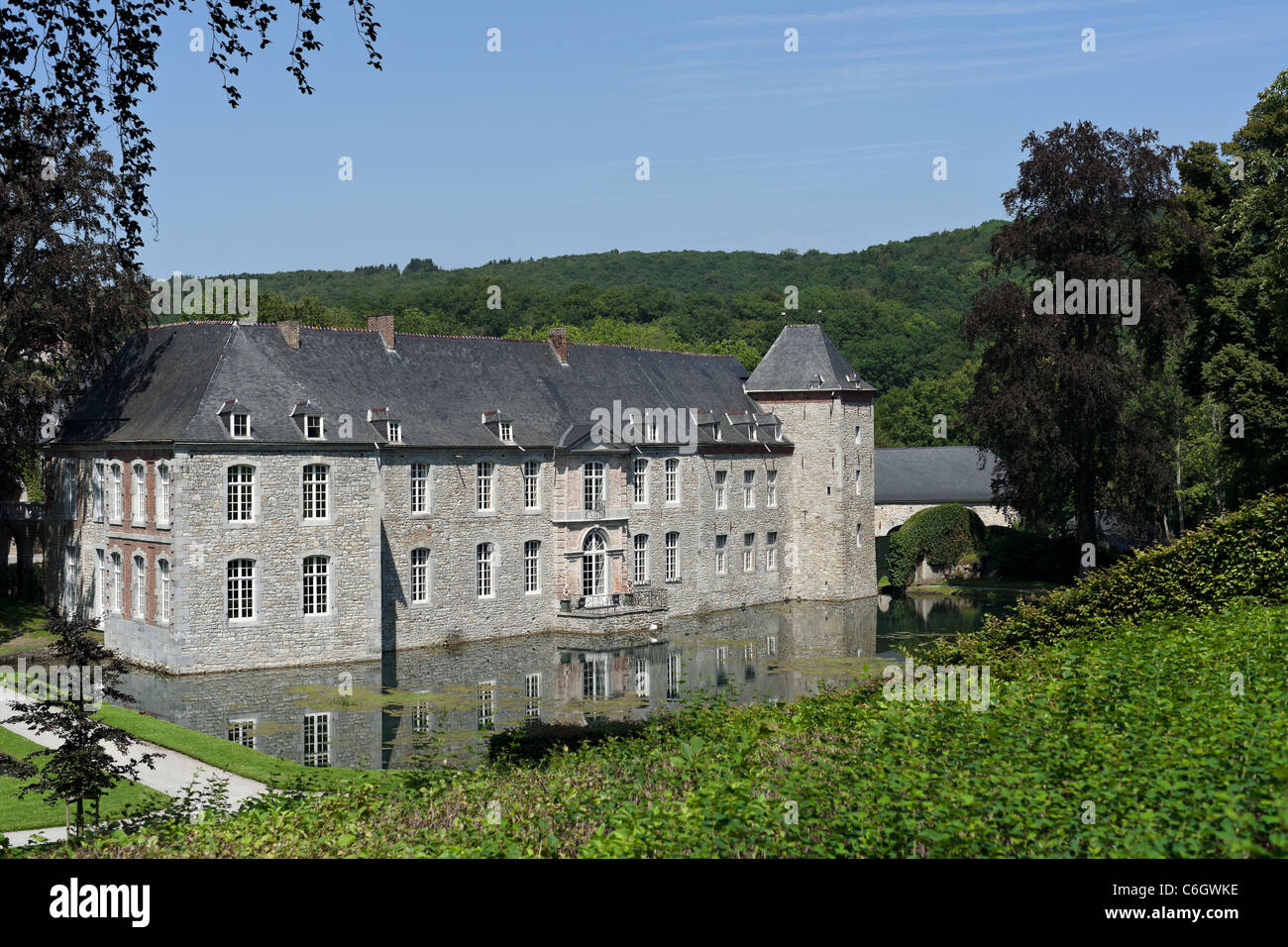 Les Jardins d'Annevoie, Ardennes, Belgique Banque D'Images