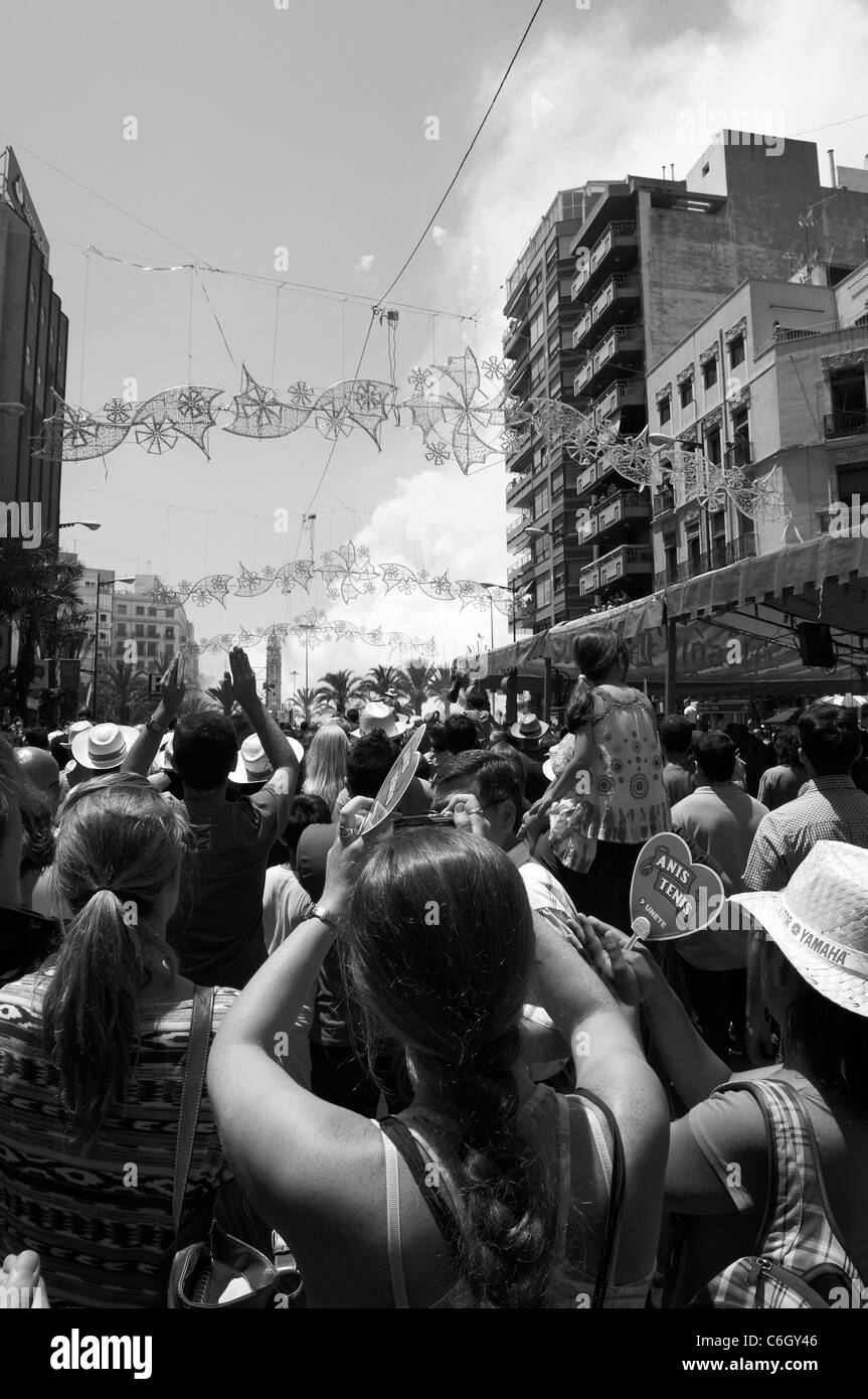 -Festival Fallas- Alicante (Espagne). Banque D'Images