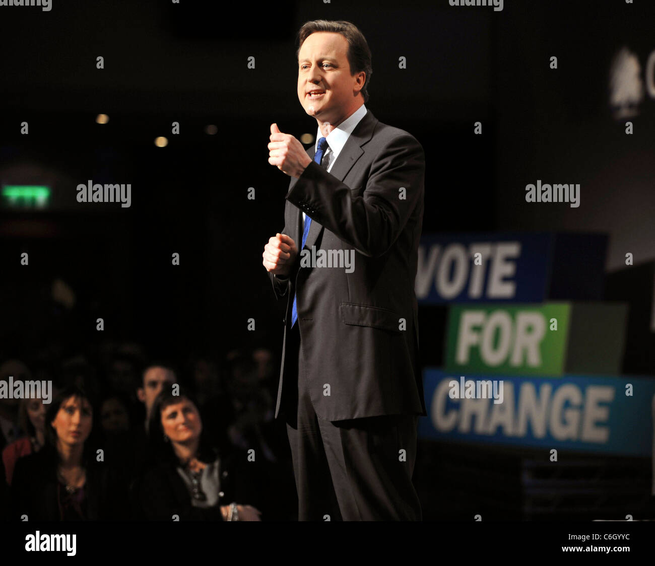 David Cameron prend la parole à l'Printemps Conservateur Forum à Brighton Brighton, Angleterre - 28.02.10 Nick Pickles Banque D'Images