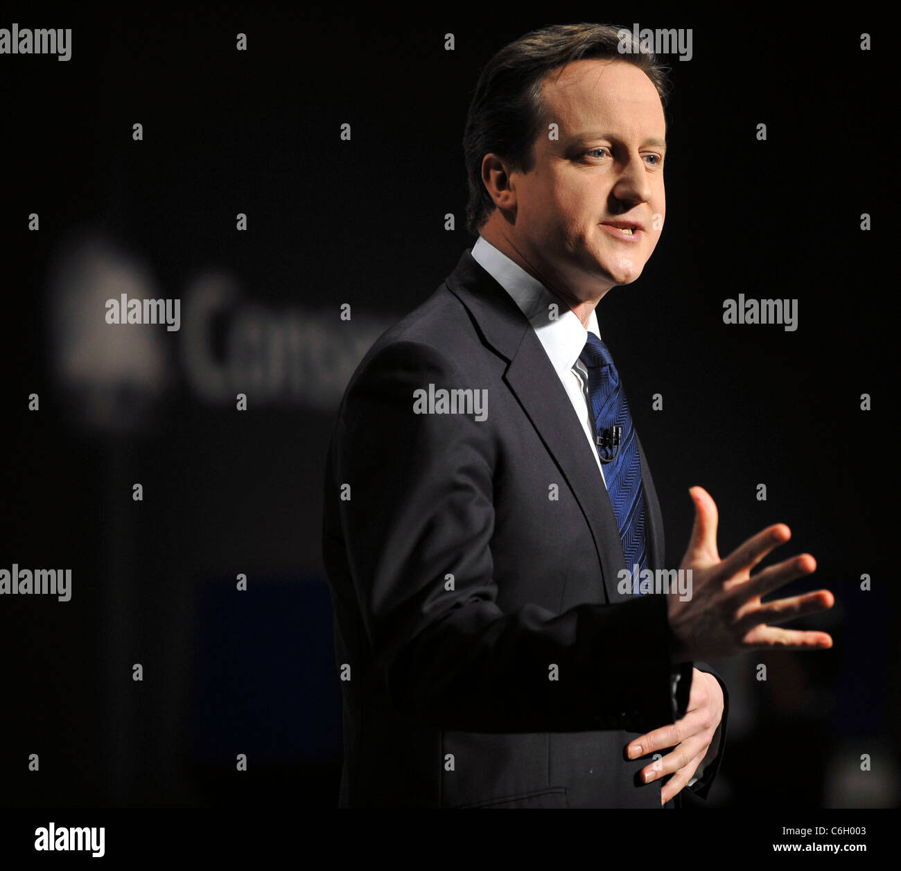 David Cameron prend la parole à l'Printemps Conservateur Forum à Brighton Brighton, Angleterre - 28.02.10 Nick Pickles Banque D'Images