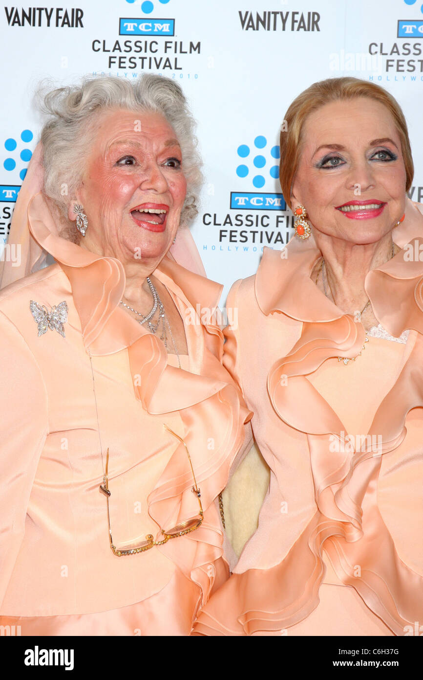 Ann Rutherford et Anne Jeffreys TCM Classic Film Festival soirée d'ouverture - "Une étoile est née' premiere tenue au Mann's Chinese Banque D'Images