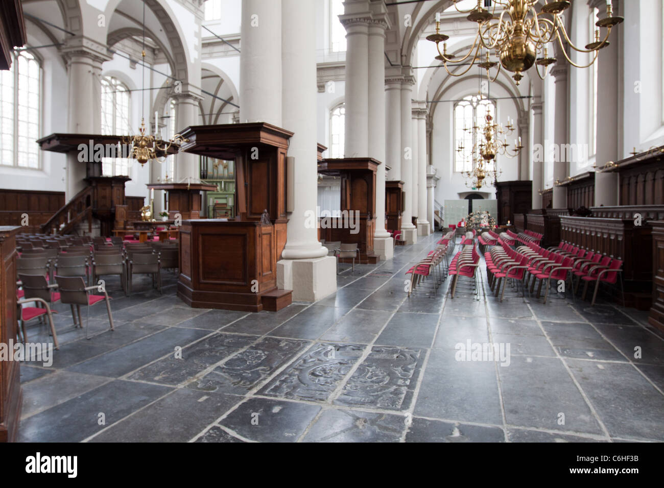 Westerkerk ou église occidentale à Amsterdam Banque D'Images