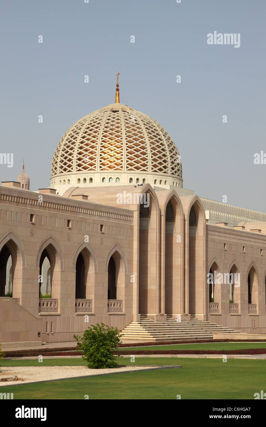 Grande Mosquée de Muscat, Sultanat d'Oman Banque D'Images