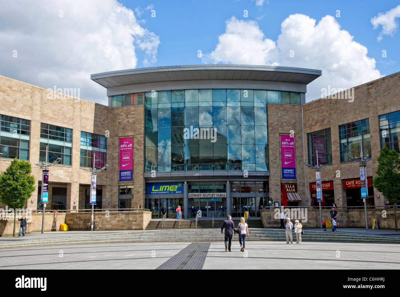 Lowry Outlet Mall de Salford, près de Manchester, Angleterre Banque D'Images