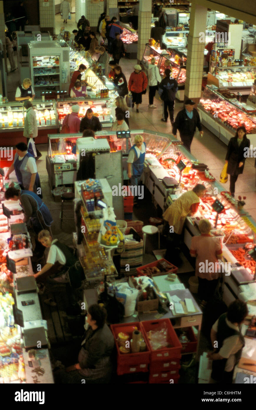 Marché Keskturg, Tallinn, Estonie Banque D'Images