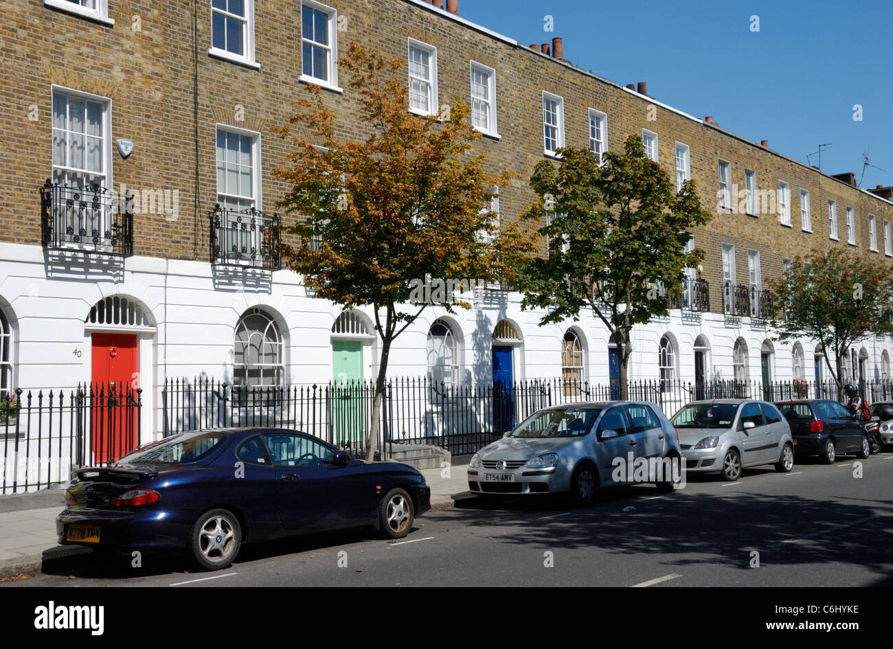 Theberton Street, Islington N1, Londres, Angleterre Banque D'Images