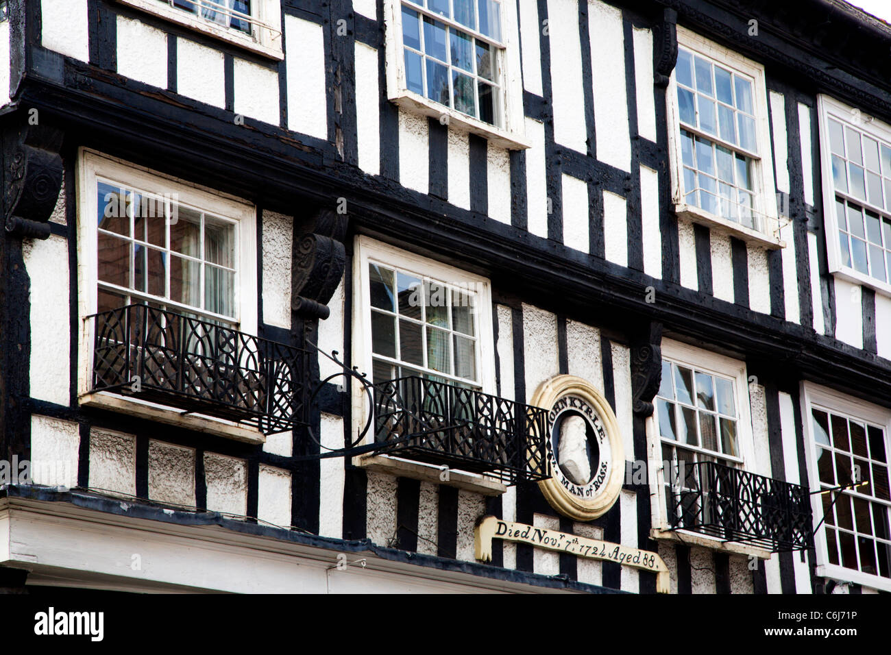 John Kyrle House Ross on Wye Herefordshire Angleterre Banque D'Images