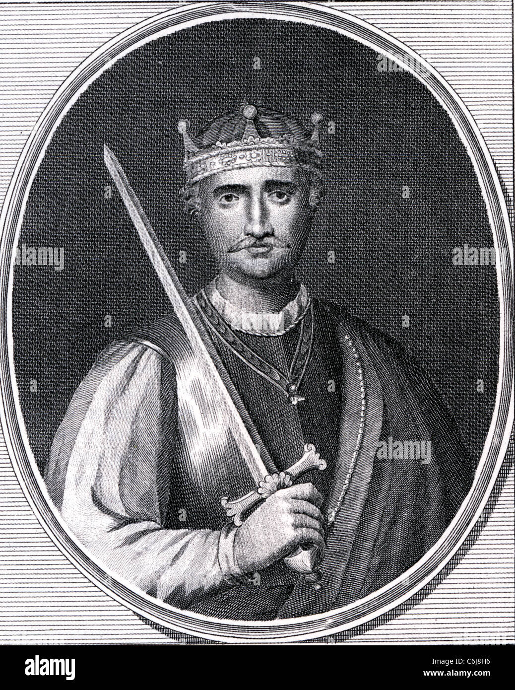 Guillaume le Conquérant (c 1028-1087) Premier roi normand d'Angleterre Banque D'Images