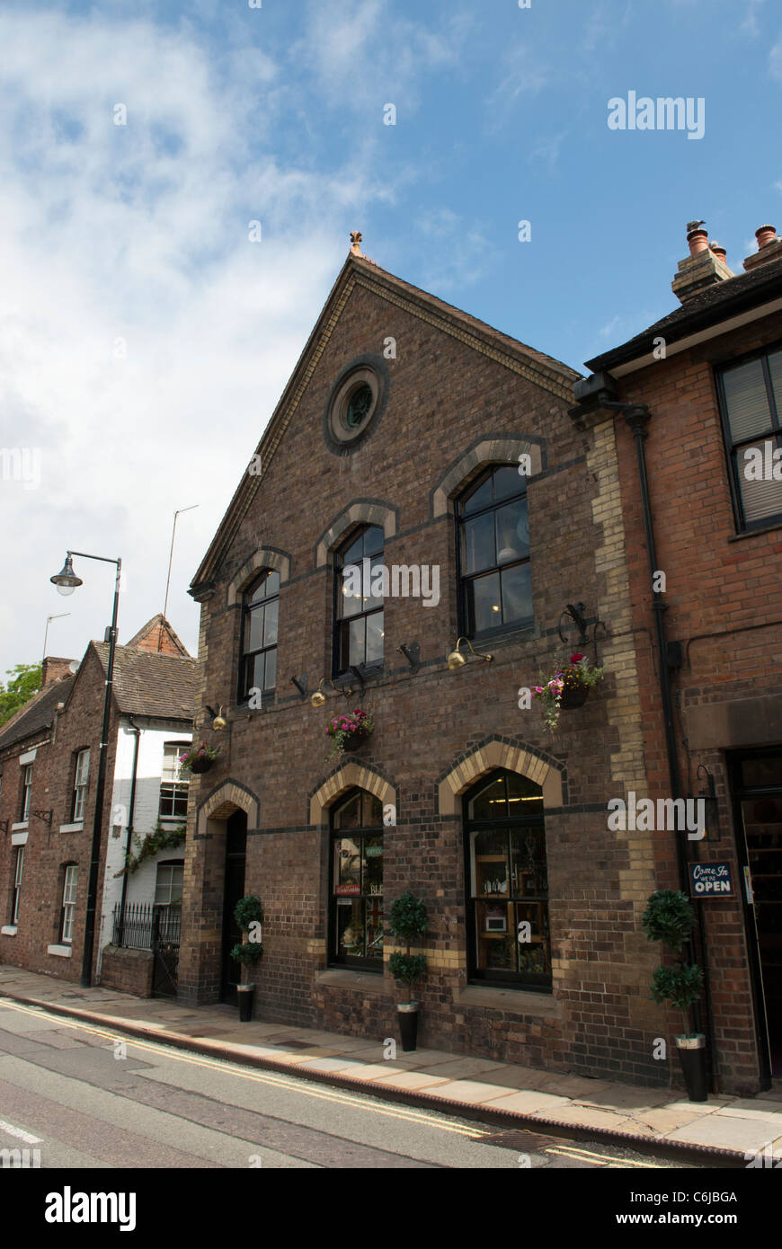 La ville à Ironbridge, Shropshire, Angleterre. Banque D'Images