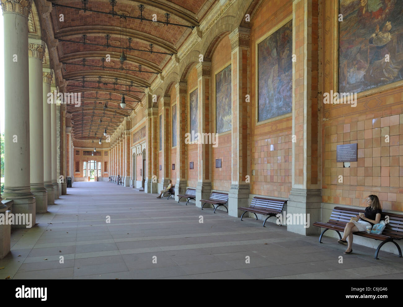 La Trinkhalle à Baden-Baden Banque D'Images