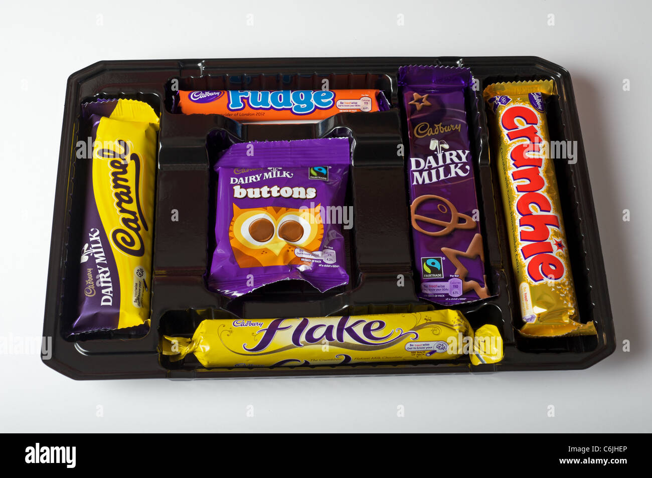 Boîte de sélection de chocolat Cadbury Banque D'Images