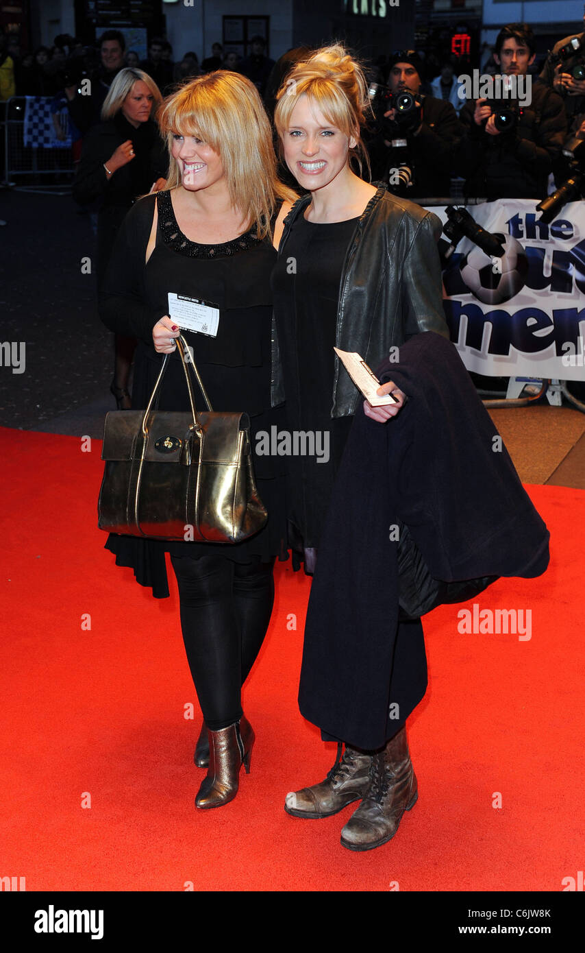 Sally Lindsay et Beth Cordingly 'Les hommes' premiere film criant à l'Odeon Leicester Square Londres, Angleterre - 02.03.10 Banque D'Images