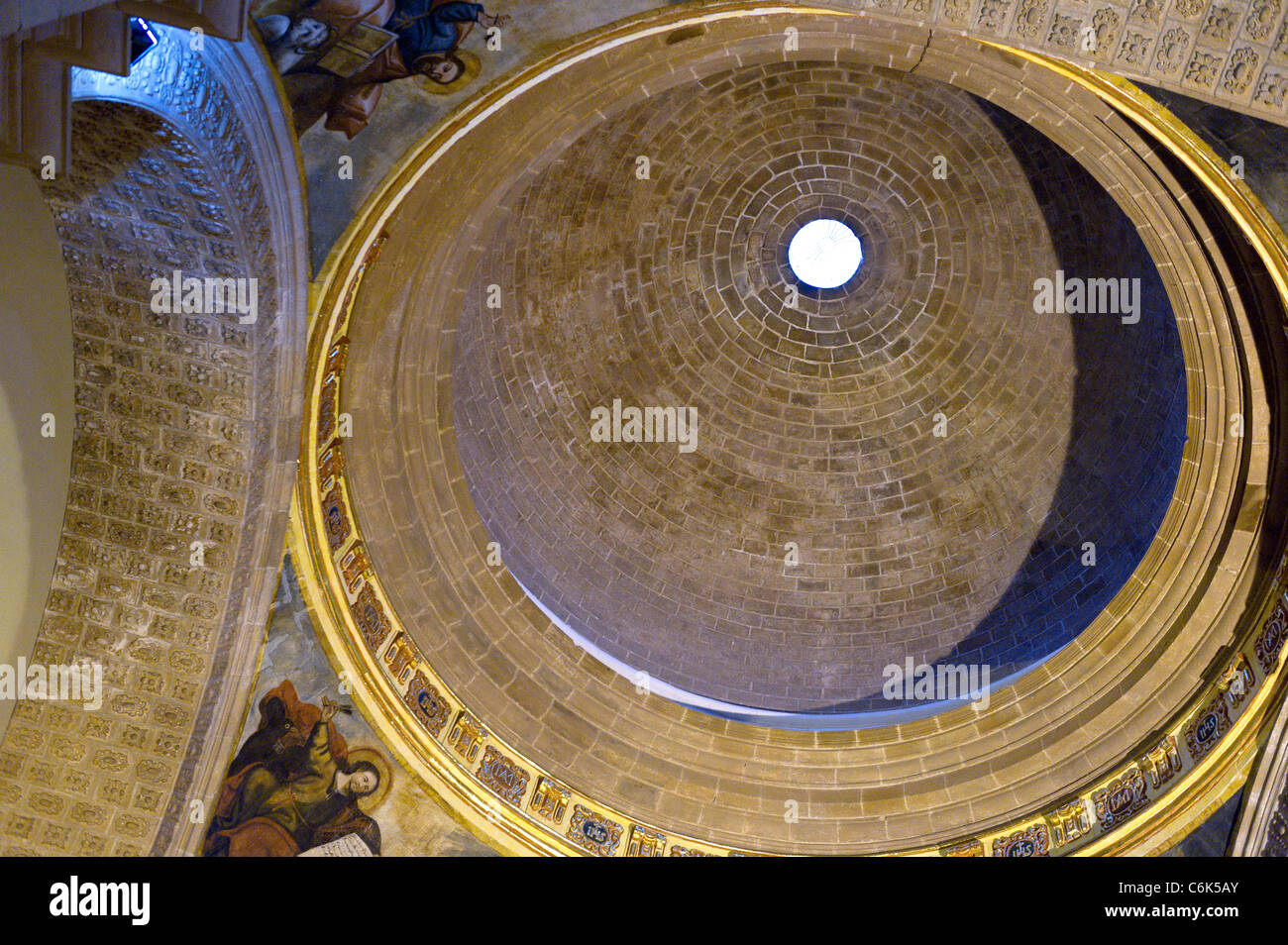 Les intérieurs de la Catedral, Cuzco, Pérou Banque D'Images