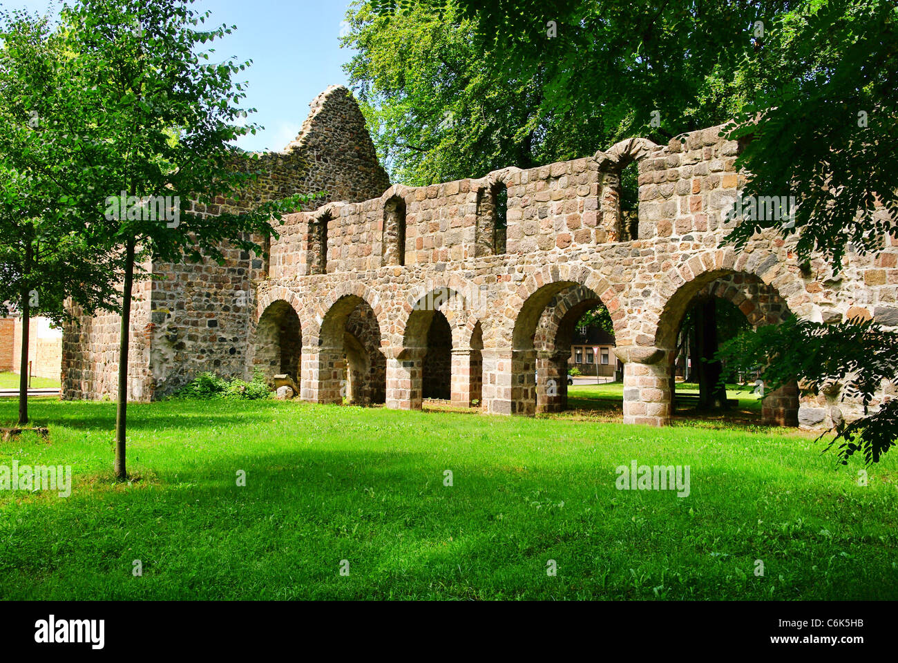 Loburg Kirchenruine - Loburg ruine de l'église 02 Banque D'Images