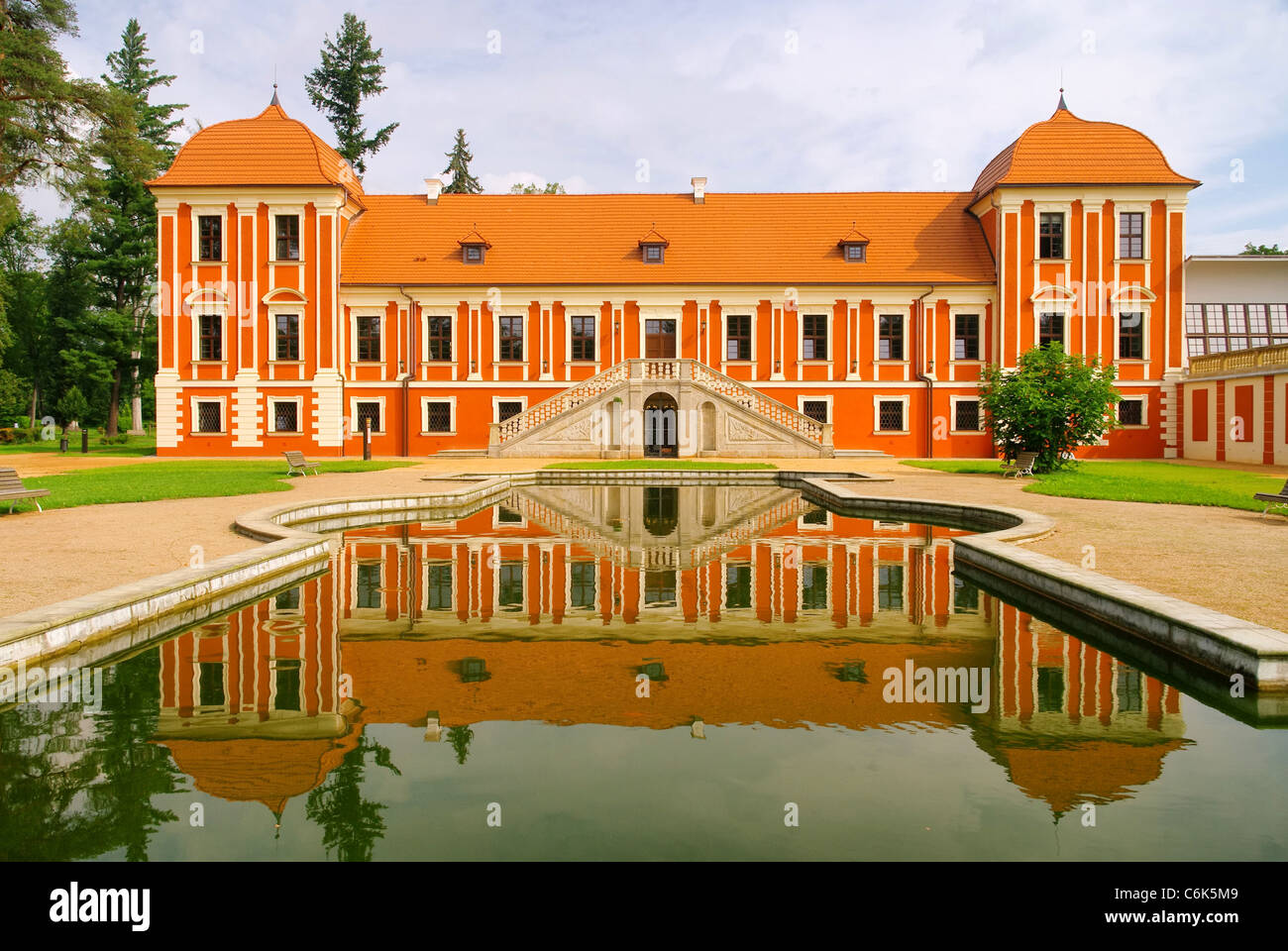 Ostrov Ostrov - Schloss palace 02 Banque D'Images
