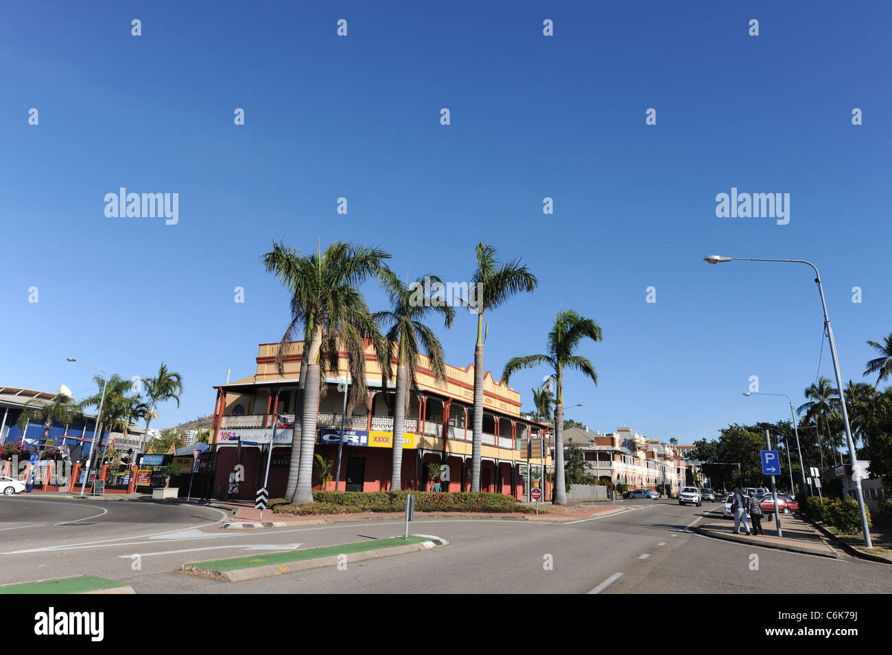 Le critère de l'hôtel (Cri), sur le Strand, Townsville, Queensland, Australie Banque D'Images