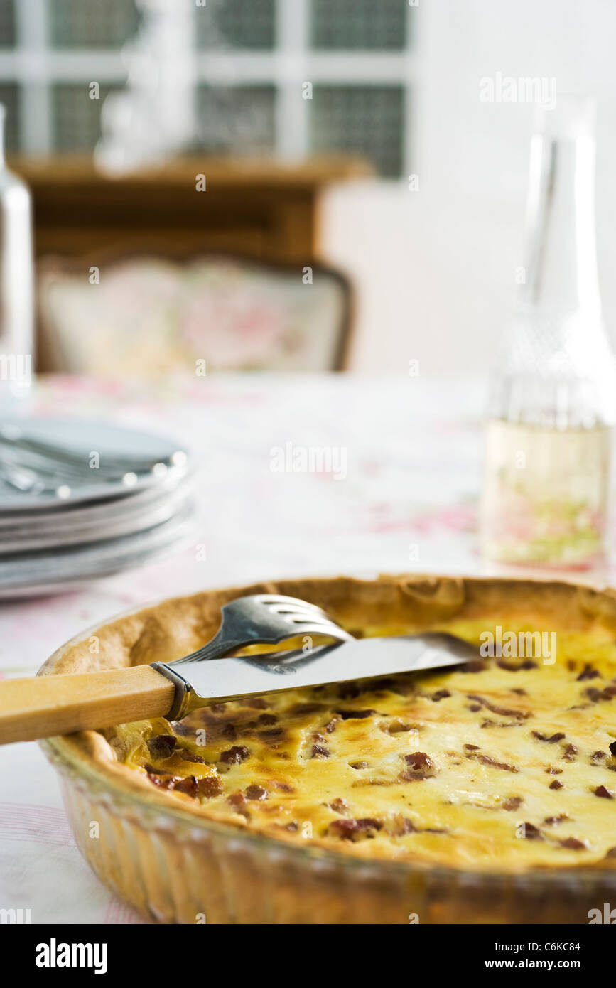 Quiche lorraine Banque D'Images