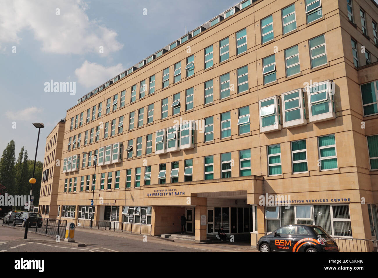 Carpenter House, Université de Bath hébergement étudiant , Royaume-Uni Banque D'Images