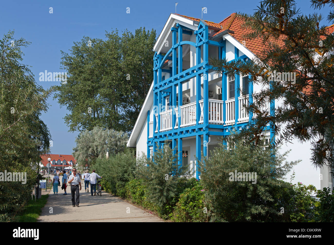 Spa de la mer Baltique Rerik, Schleswig-Holstein, Allemagne Banque D'Images