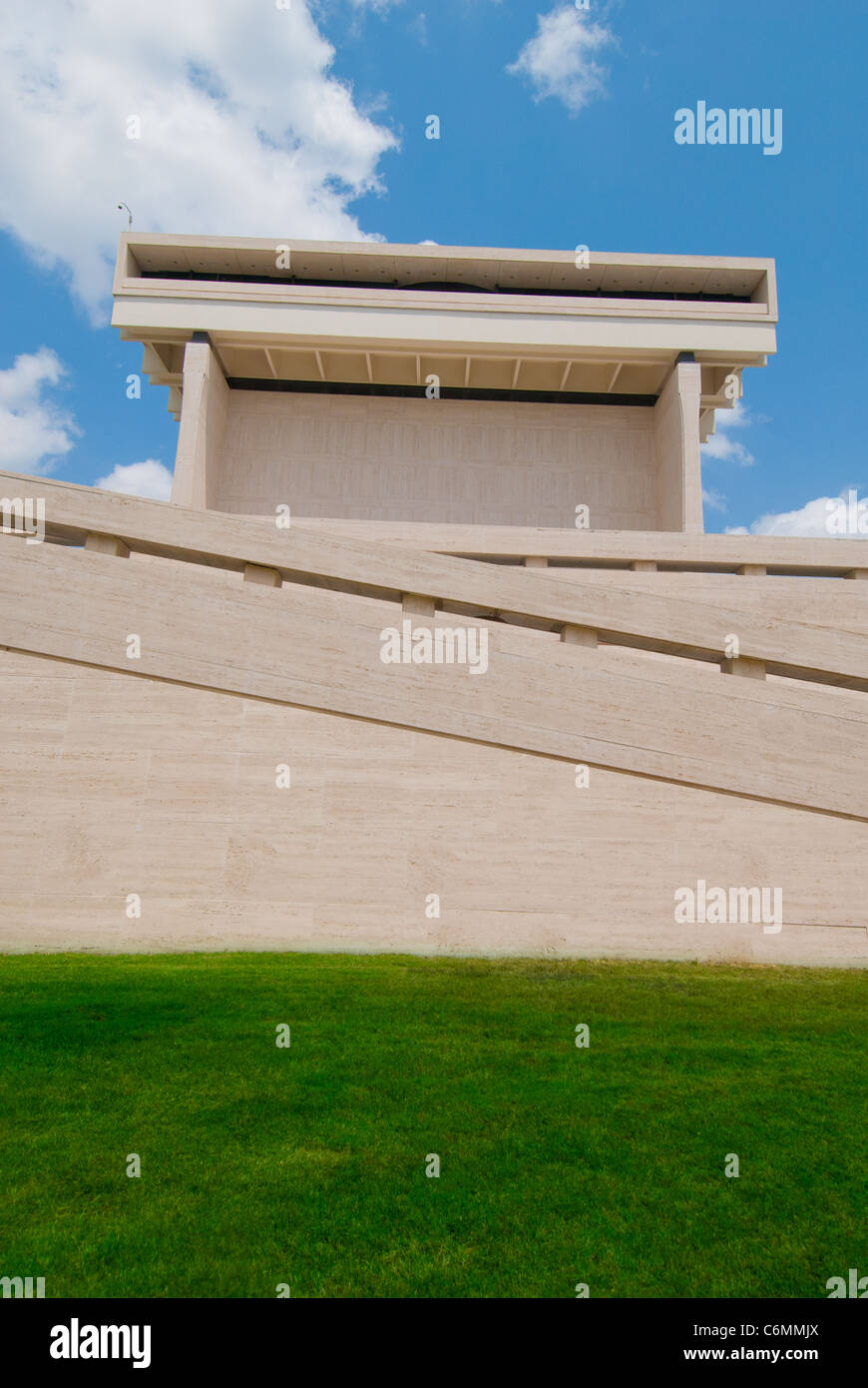 Lyndon Baines Johnson Library and Museum, construit sur 30 acres de 1971 sur le campus de l'Université du Texas à Austin, Texas, États-Unis Banque D'Images