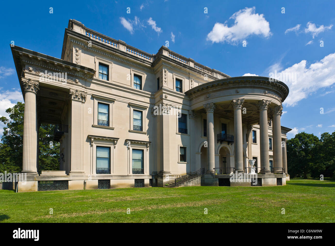 Site Historique National de Vanderbilt Mansion dans le Hudson Valley ville de Hyde Park à New York Banque D'Images