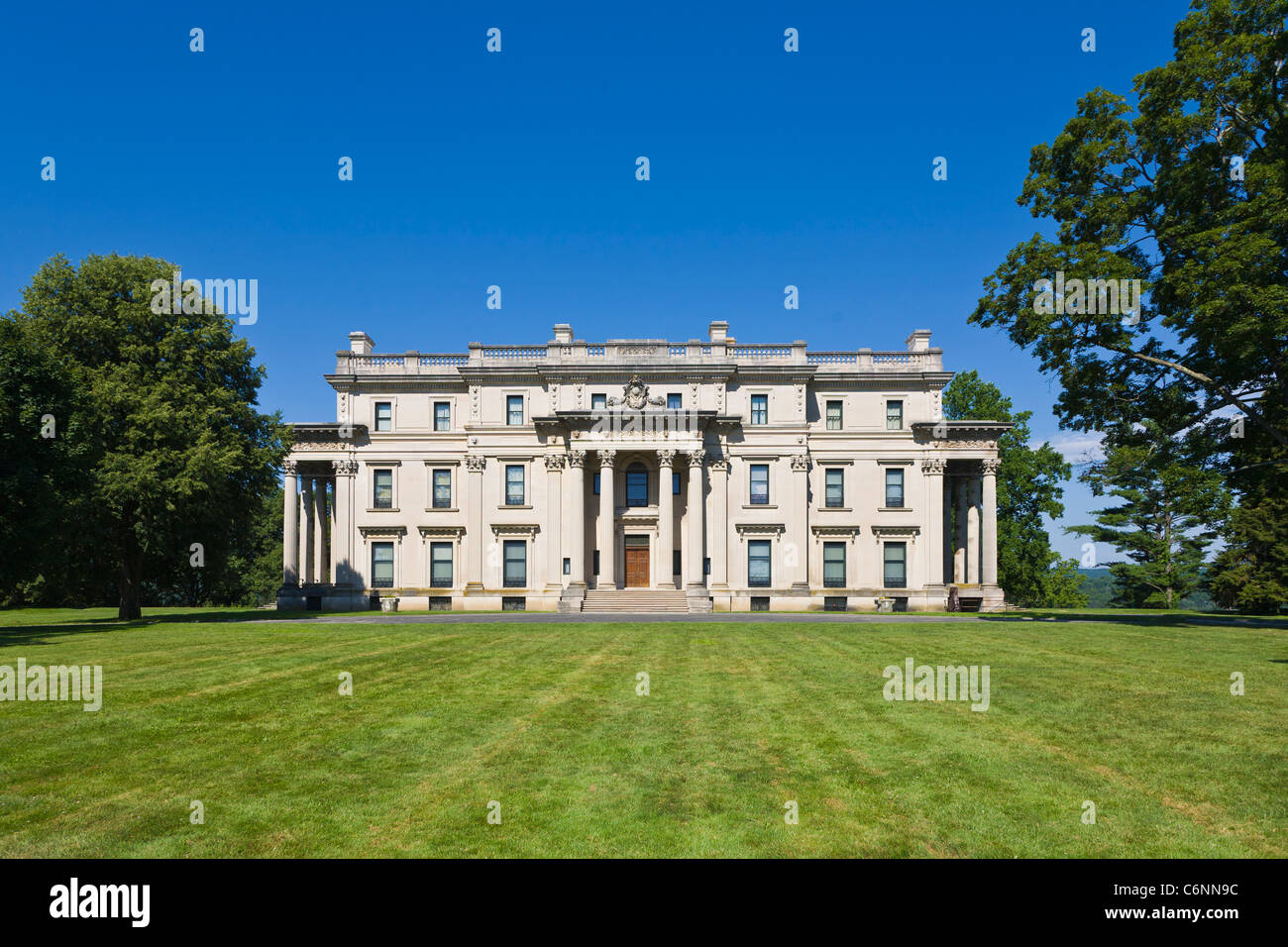 Site Historique National de Vanderbilt Mansion dans le Hudson Valley ville de Hyde Park à New York Banque D'Images