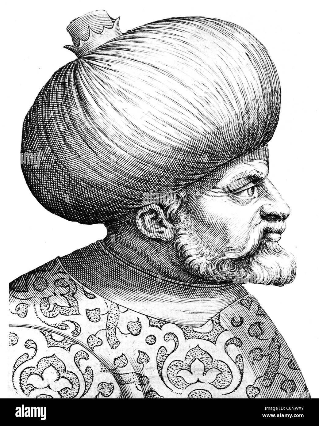 HAYREDDIN BARBAROSSA (c 1478-1546) l'amiral Ottoman Banque D'Images