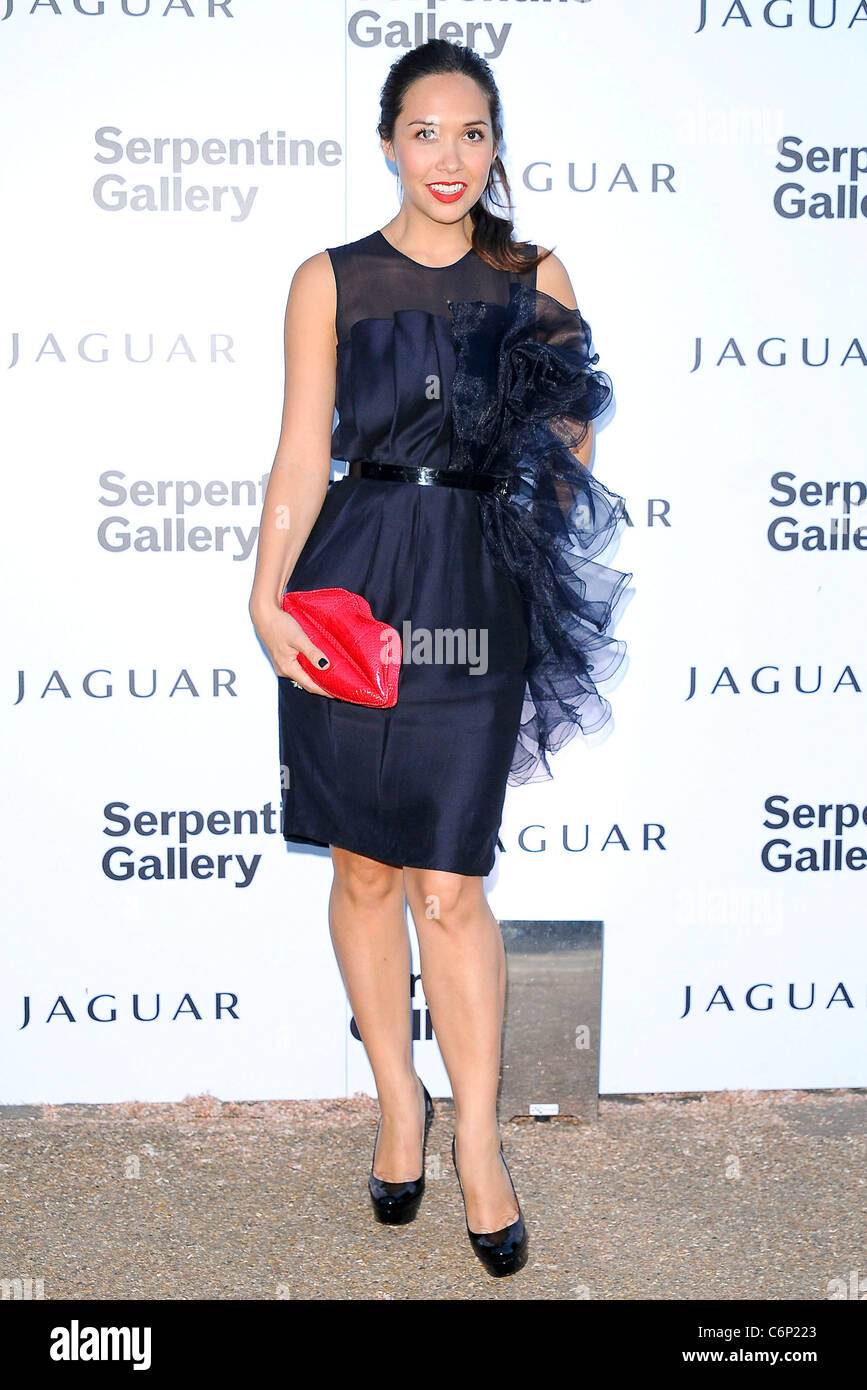 Myleene Klass, Serpentine Gallery Summer Party dans les jardins de Kensington - Londres, Angleterre - Arrivées 08.07.10 Joe Maher Banque D'Images