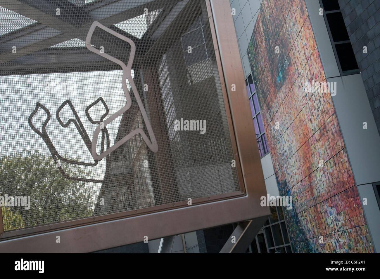 Le Jewish children's museum est représentée dans le quartier de Crown Heights le le quartier de Brooklyn à New York, Banque D'Images