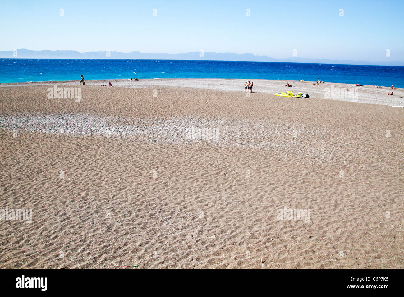 Le paysage magnifique de l'océan bleu,ciel et plage de sable blanc Banque D'Images