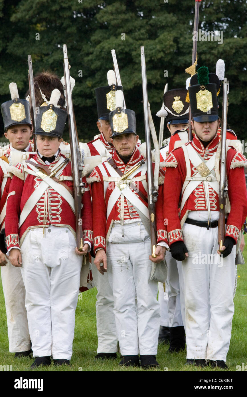 41e Régiment de fantassins du Groupe d'histoire de la vie militaire Banque D'Images