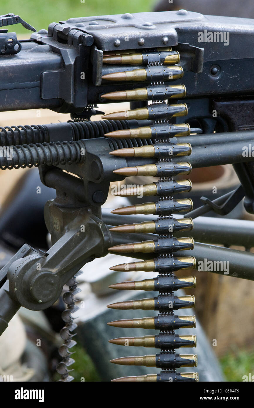 Clip de munitions de mitrailleuse Photo Stock - Alamy