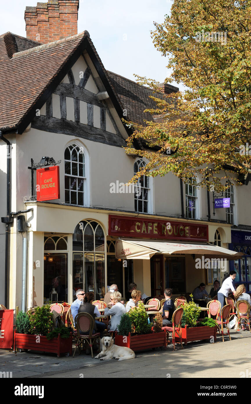 Solihull High Street, dans le West Midlands England Uk Banque D'Images